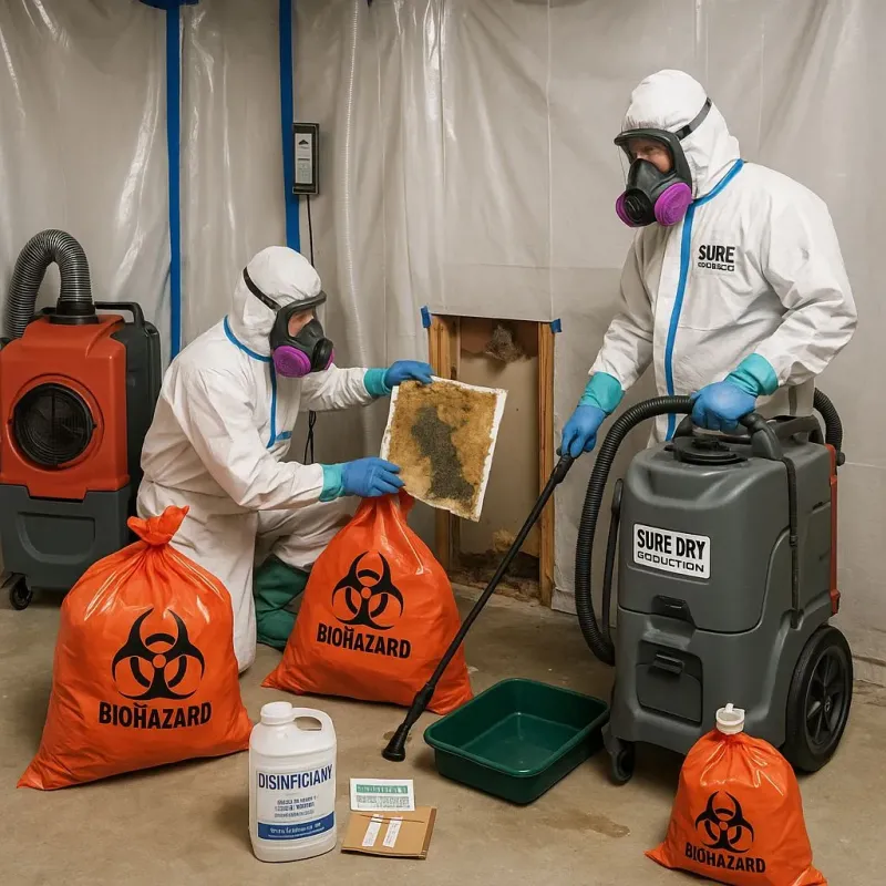Contaminated Water Handling Protocols process in Woodfield, SC